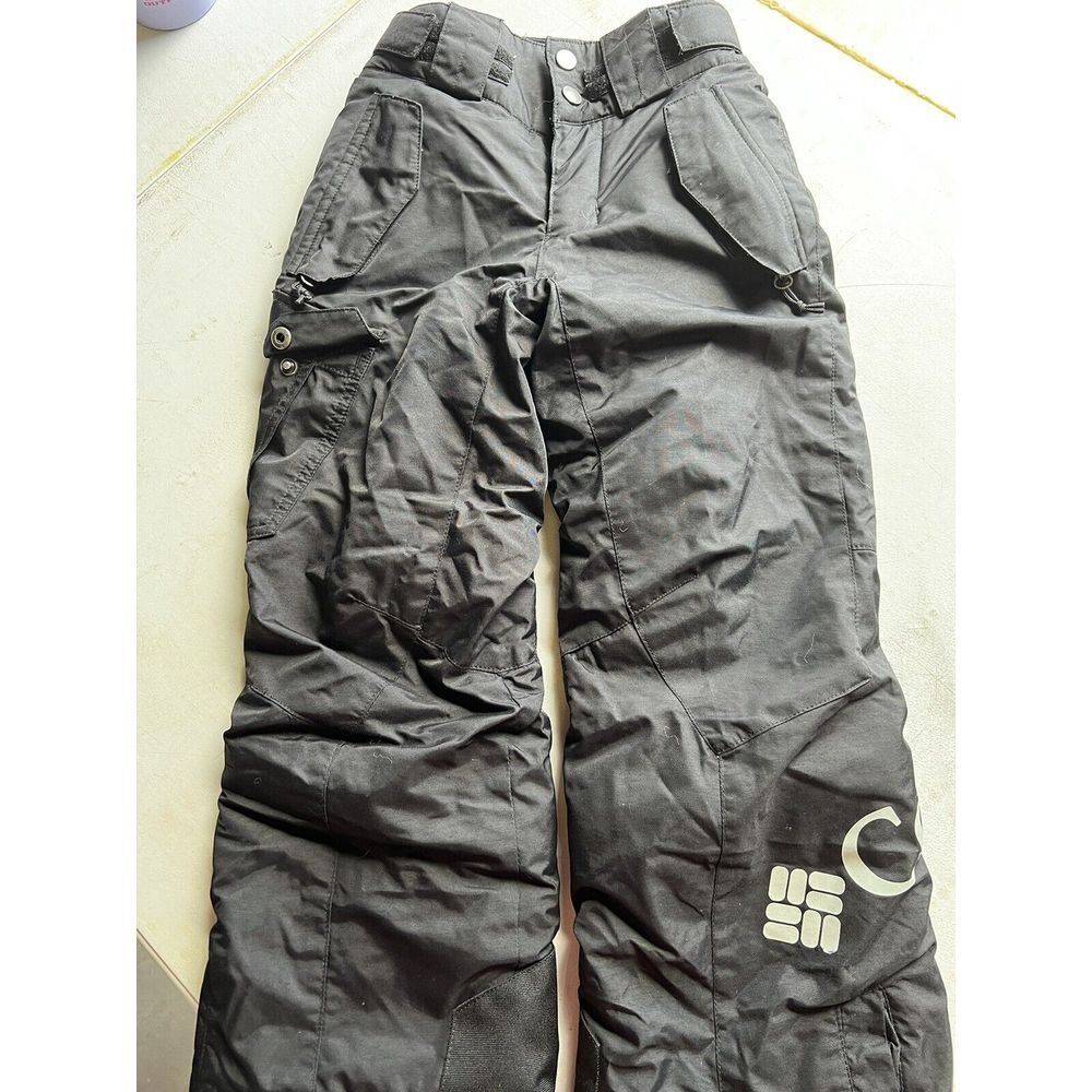 Columbia Unisex Youth 6/7 Bugaboo Omni-Tech Winter Snow Pants Black